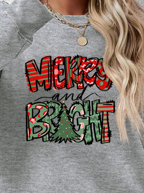 MERRY AND BRIGHT Long Sleeve Sweatshirt